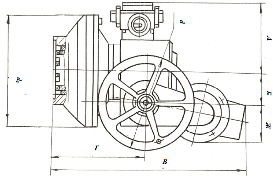 Электропривод НД чертеж