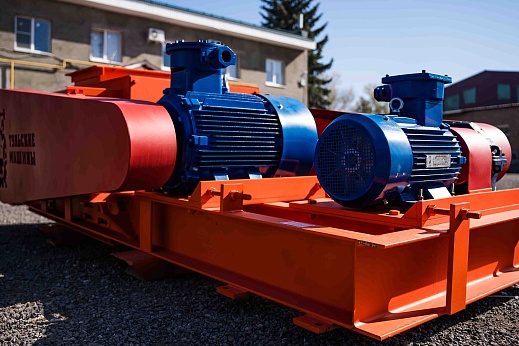 Дробилка валковая с рифлеными валками ДВР-2Л