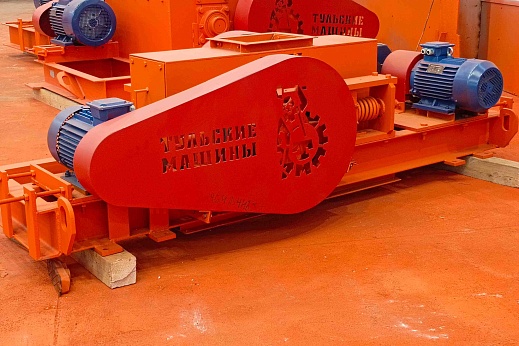 Дробилка валковая с рифлеными валками ДВР-2-500