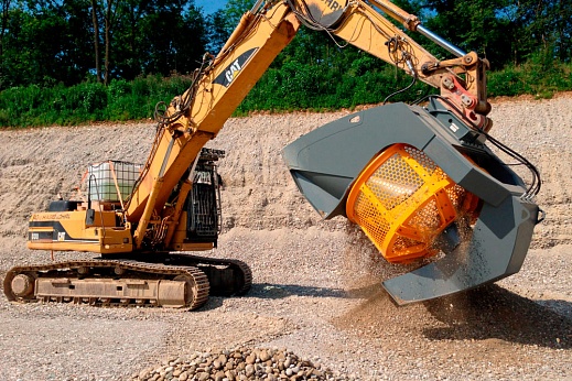 Роторный просеивающий ковш КПР-18