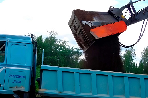 Шредерный просеивающий ковш КПШ-30