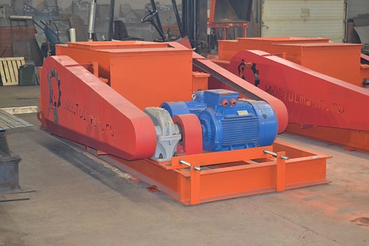 Дробилка валковая с рифлеными валками ДВР-2-800