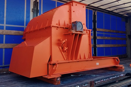 Разработка ротора для заказчика. Молотковая дробилка МПС-950Б с выгрузкой через смотровой люк