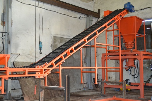 L-образный ленточный конвейер