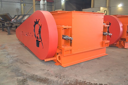 Дробилка валковая с рифлеными валками ДВР-2-800