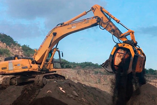 Роторный просеивающий ковш КПР-18