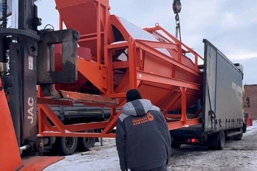 Отгрузка оборудования “Барабанный грохот”