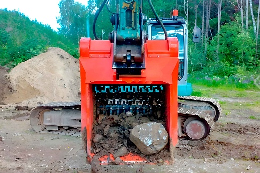 Шредерный просеивающий ковш КПШ-30