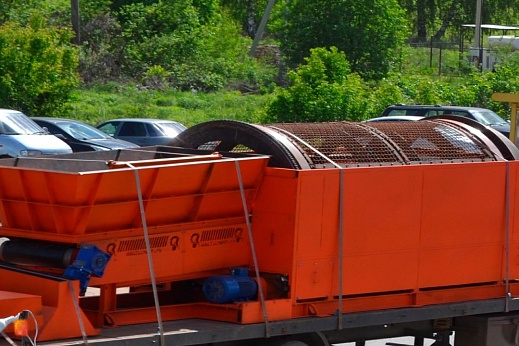 Барабанный грохот ГБ 2000х3400