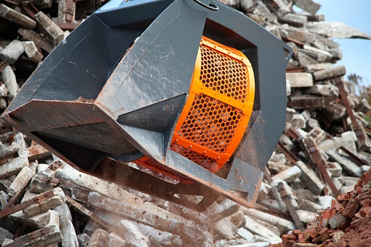 Роторный просеивающий ковш КПР-08