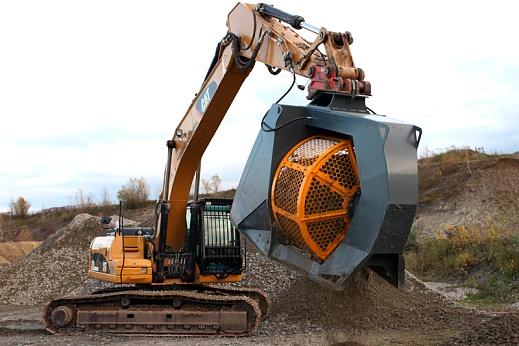 Роторный просеивающий ковш КПР-08