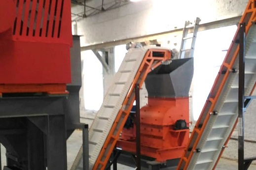 Линия переработки прессованных алюминиевых банок