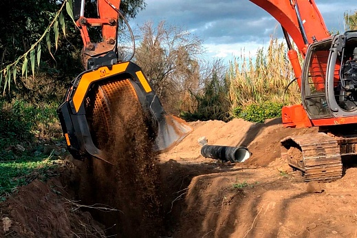 Роторный просеивающий ковш КПР-18