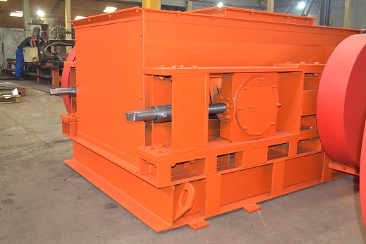 Дробилка валковая с рифлеными валками ДВР-2-800