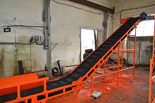 L-образный ленточный конвейер