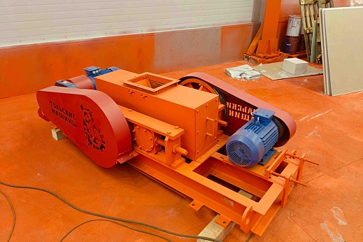 Дробилка валковая с рифлеными валками ДВР-2-500