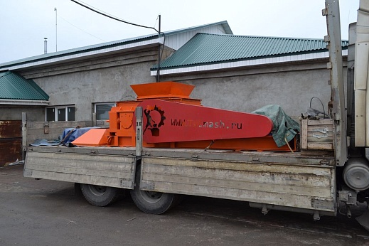 Дробилка валковая с гладкими валками ДВГ-2-800