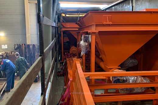 Универсальный блочный модуль дозирования сыпучих компонентов