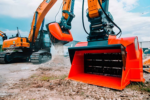 Шредерный просеивающий ковш КПШ-30