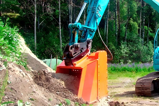 Шредерный просеивающий ковш КПШ-30