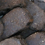 Crusher for peat
