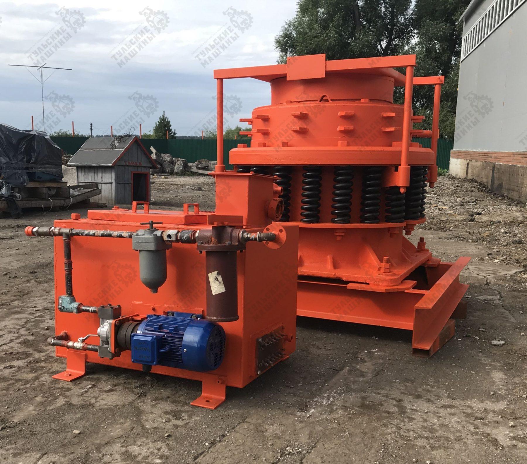 Пружинная конусная дробилка PY-600