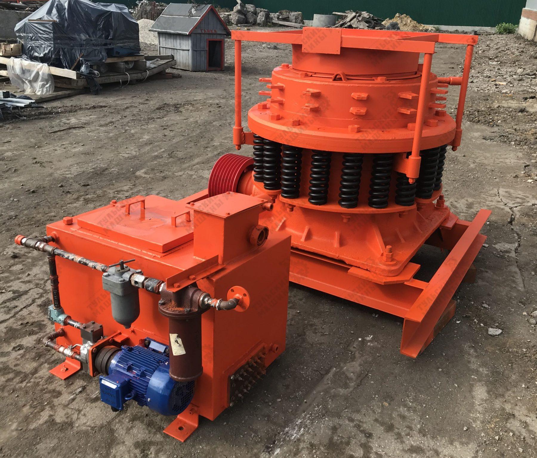 Пружинная конусная дробилка PY-600