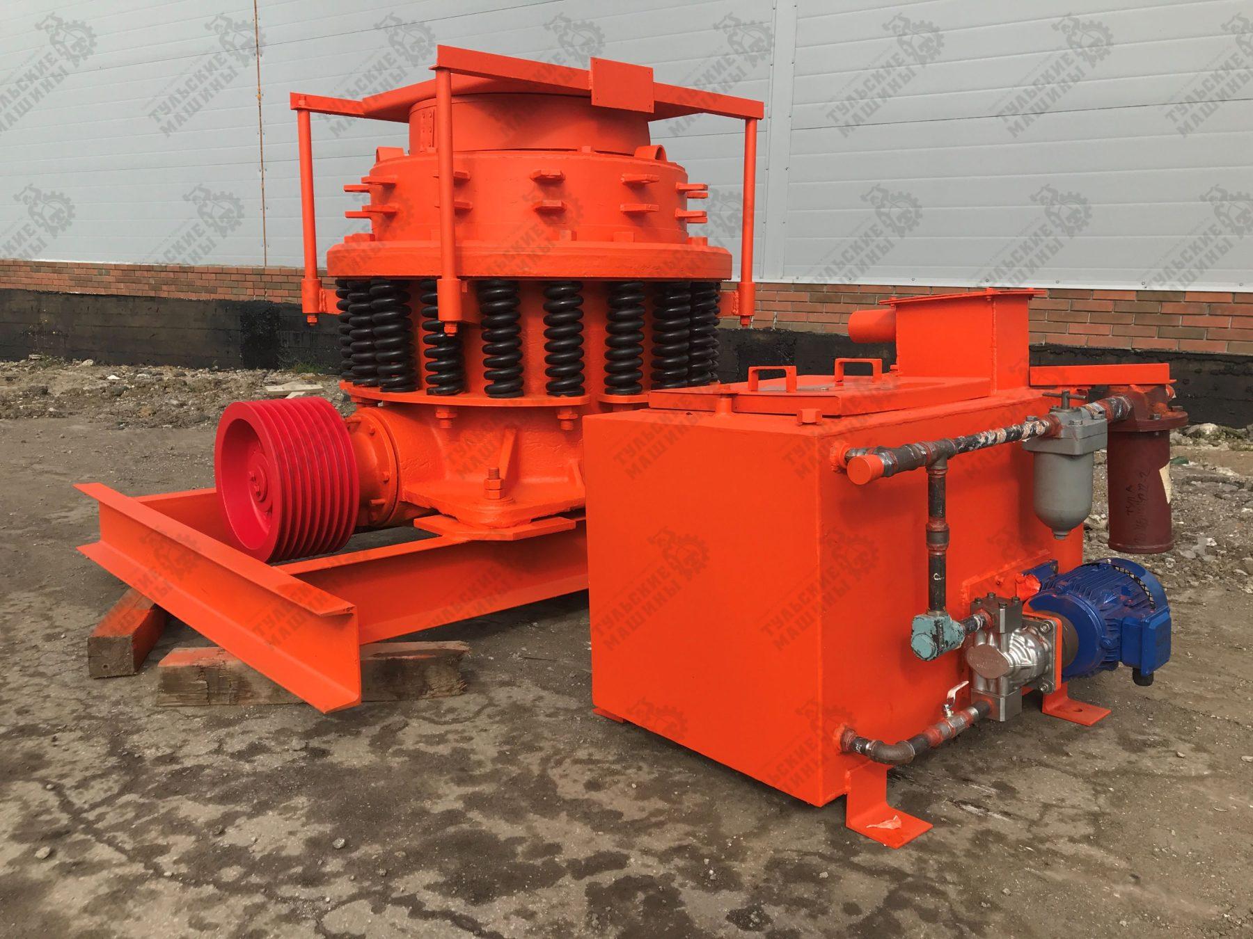 Пружинная конусная дробилка PY-600