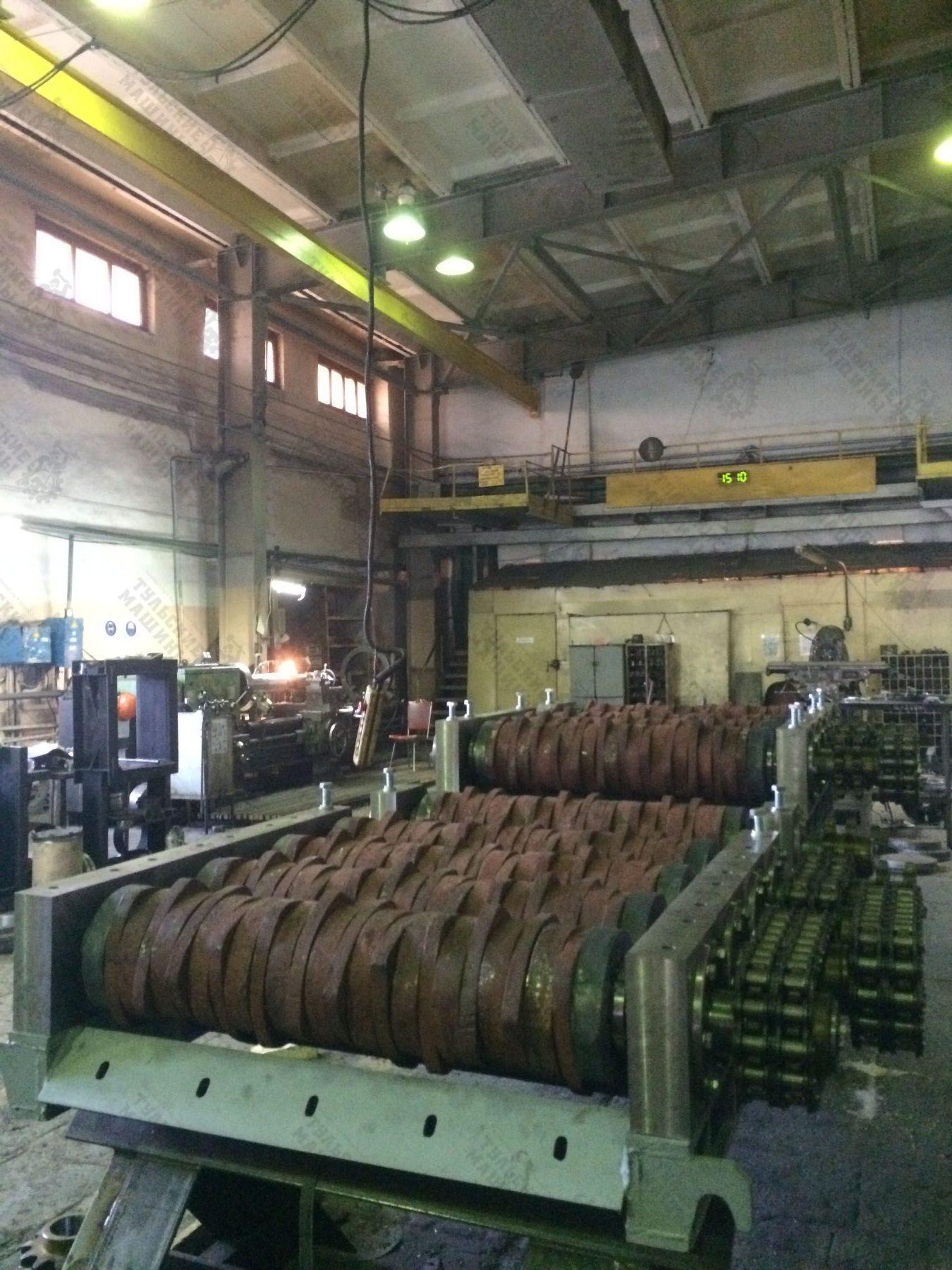 Валковый грохот для щебня