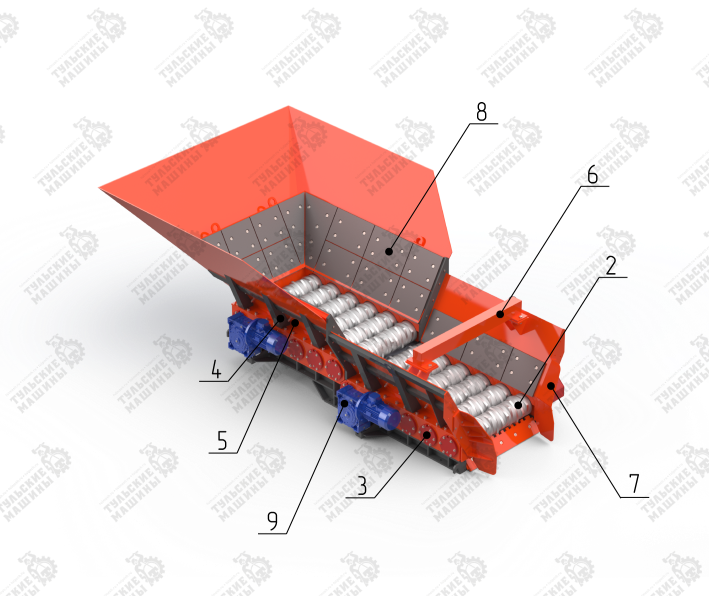 Схема Питатель-валковый-ГПВ-1000-37