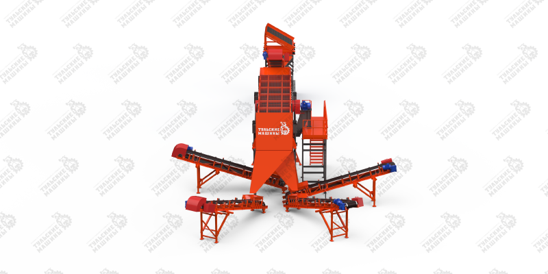 Агрегат по сортировке щебня