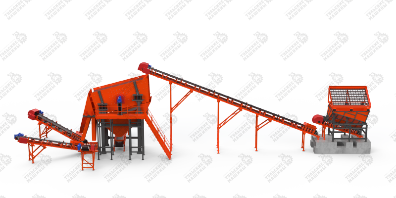 Линия по сортировке твердых материалов