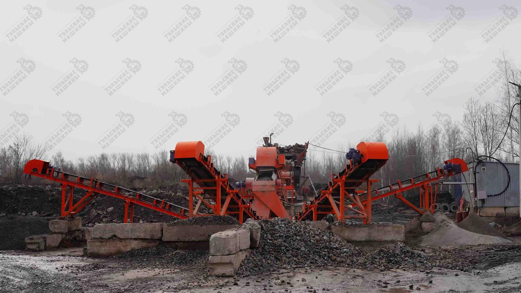 Комплекс по переработке бетона