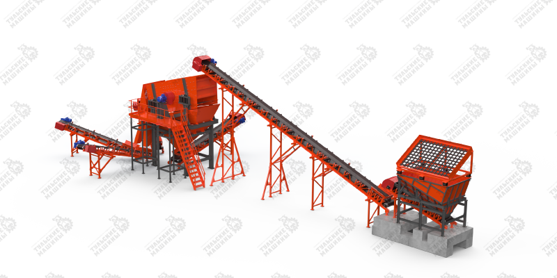 Линия от Тульских Машин по сортировке твердых материалов