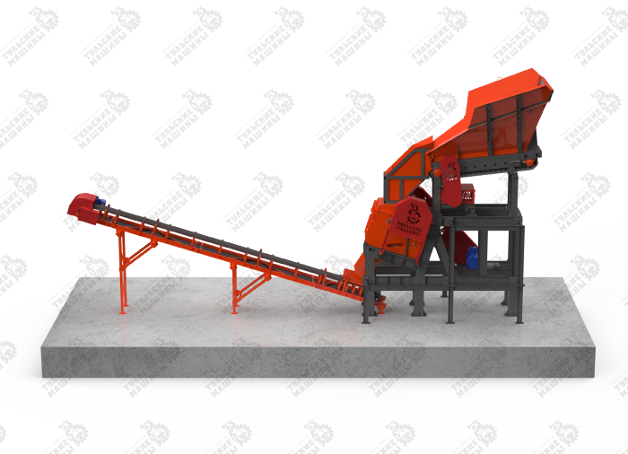 Линия по дроблению бетона