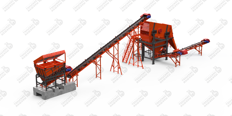 Линия по сортировке на 5 фракций