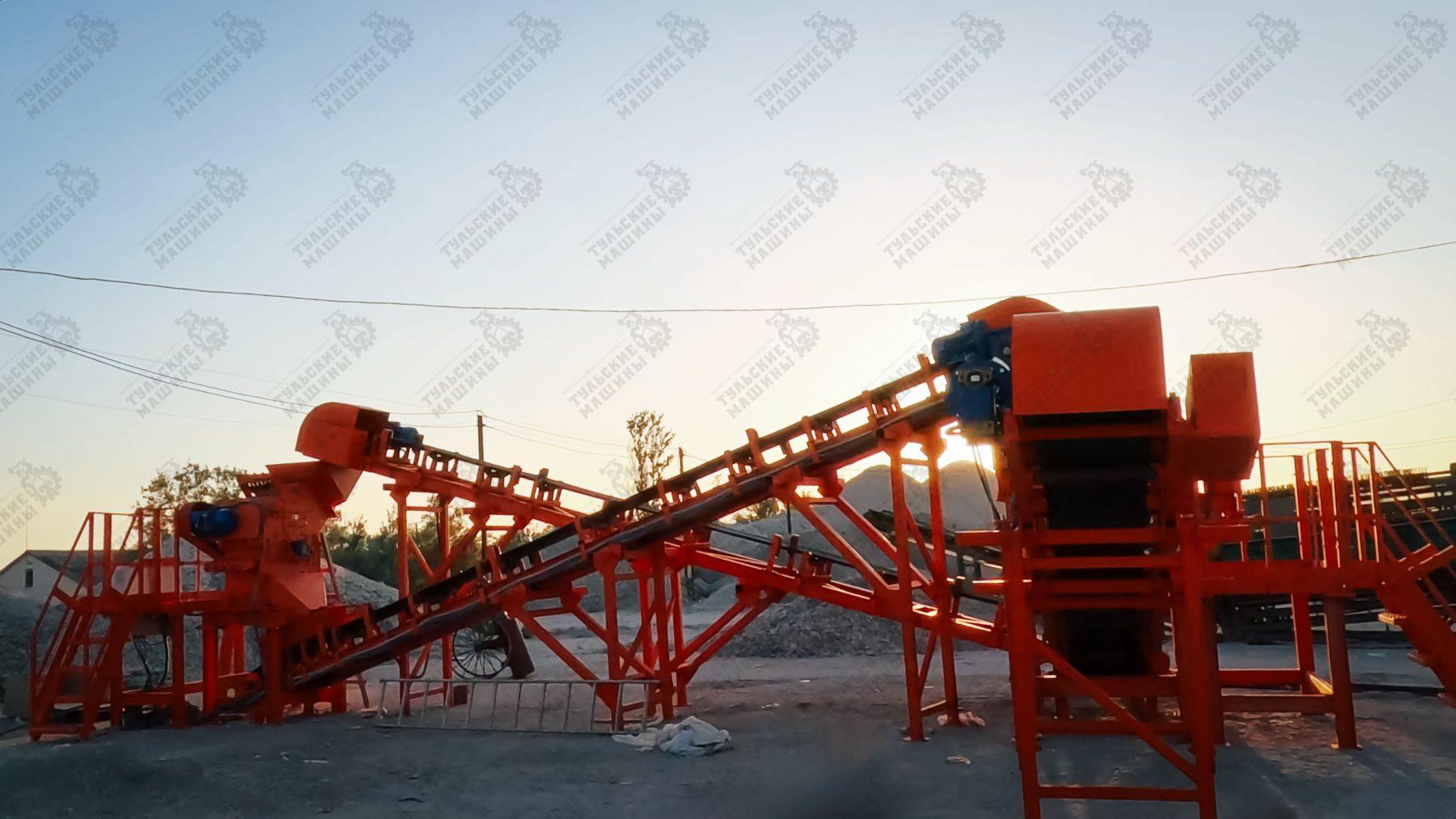 Линия по дроблению ракушек