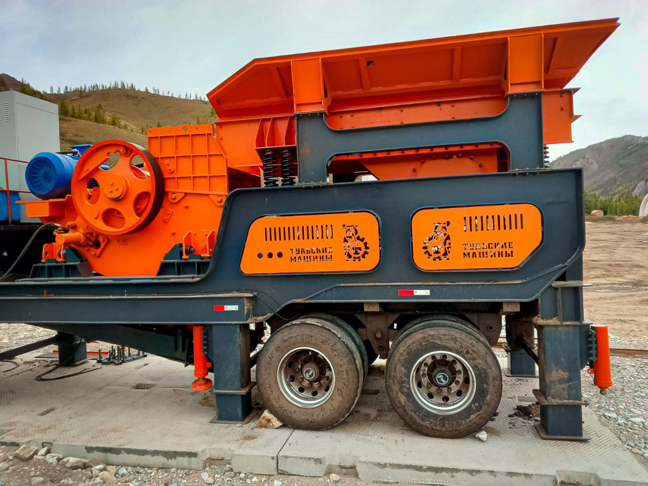 Мобильная щековая дробилка Тульские Машины