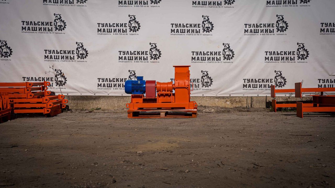 Молотковая дробилка для стекла